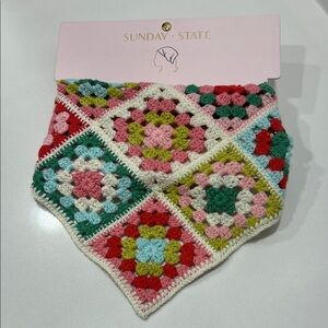 T.J.Maxx Multicolor Crochet Scarf